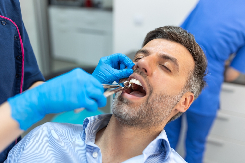 surgical tooth extraction